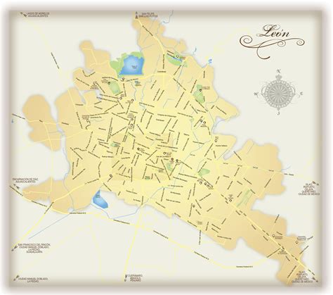 Mapa De Leon Gto