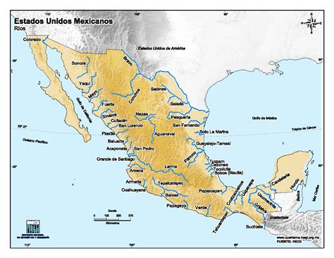 Mapa De Los Rios De España