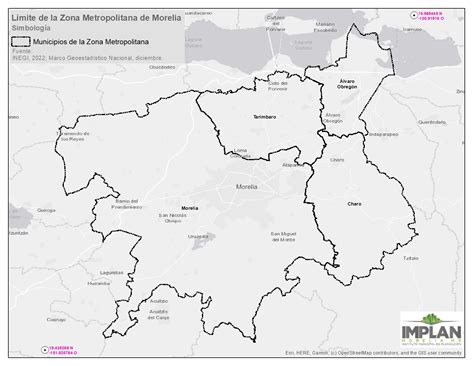 Mapa De Morelia