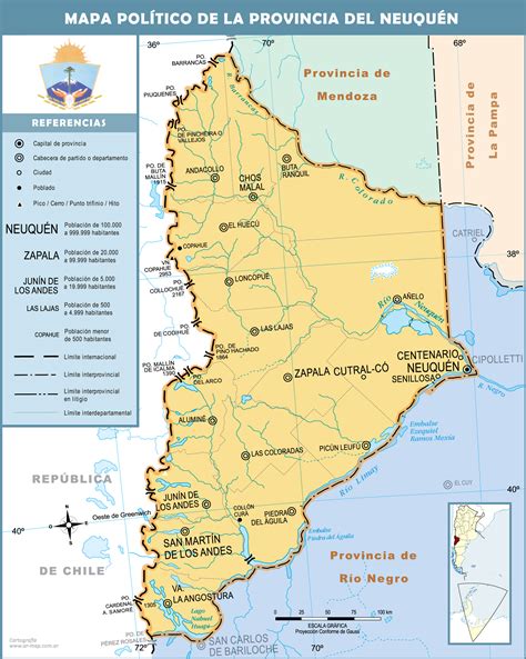 Mapa De Neuquen