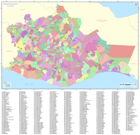 Mapa De Oaxaca