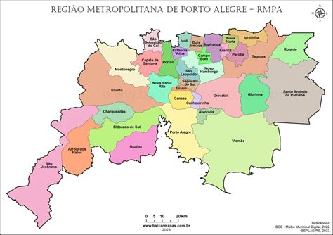 Mapa De Porto Alegre
