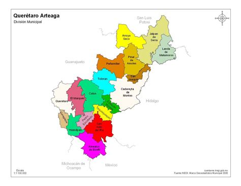 Mapa De Queretaro