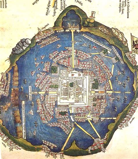 Mapa De Tenochtitlan