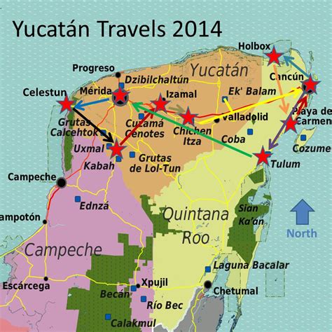 Mapa De Yucatan