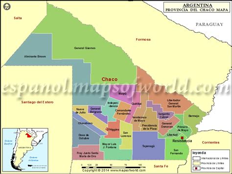 Mapa Del Chaco