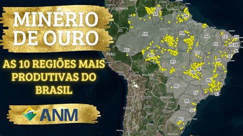 Mapa Do Ouro No Brasil