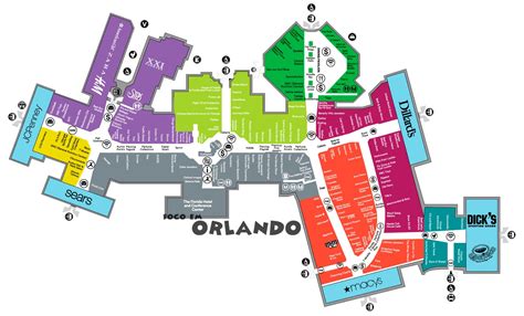 mapa florida mall