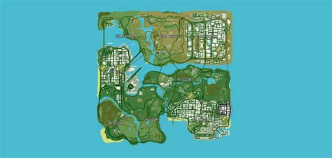 Mapa Gta San Andreas
