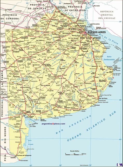 Mapa Interactivo Provincia De Buenos Aires