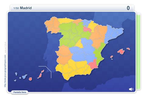 Mapa Interactivo Provincias España