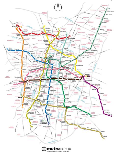 Mapa Metro Cdmx Pdf