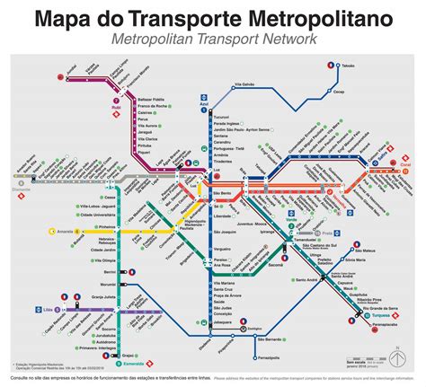 Mapa Metro Sp