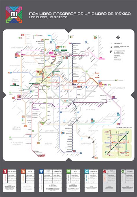 Mapa Metrobus Cdmx