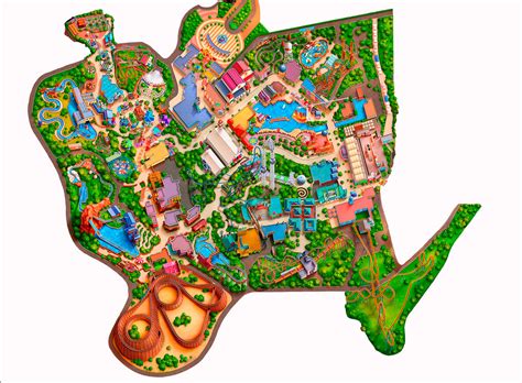 Mapa Parque Warner