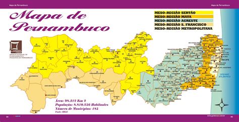 Mapa Pernambuco Cidades