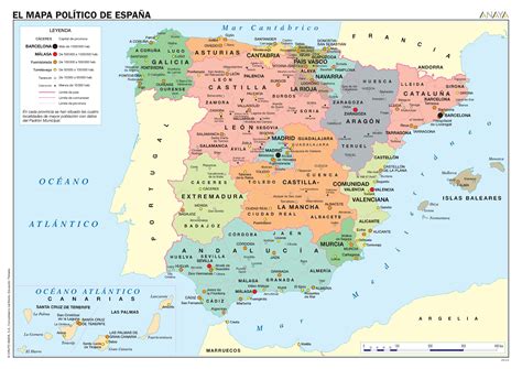 Mapa Político De España