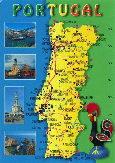 Mapa Portugal Turistico