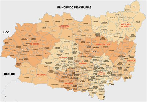 Mapa Provincia De Leon