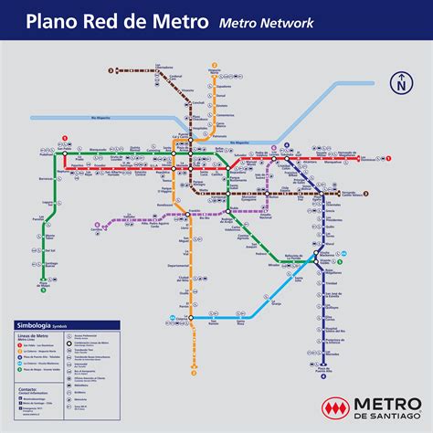 Mapa Red Metro