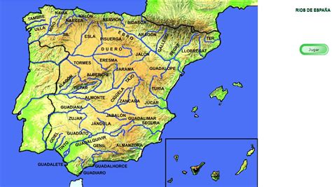 Mapa Rios España