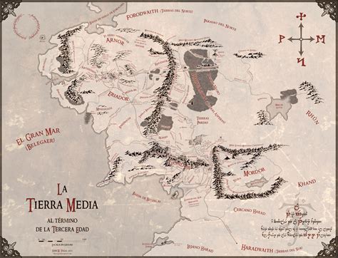 Mapa Tierra Media
