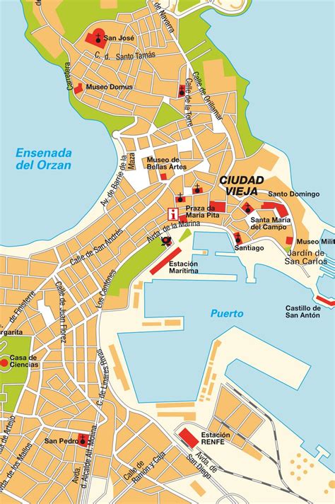Mapa de A Coruña: Descubre la belleza y encanto de la ciudad