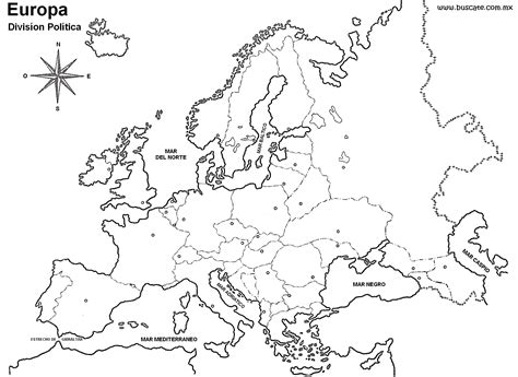 Mapa de Europa sin nombres: descubre la geografía sin límites