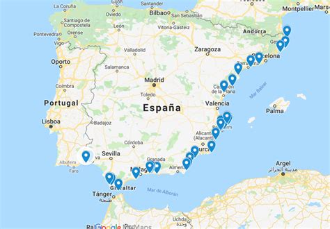 Mapa de la costa de España: descubre las mejores playas y destinos turísticos