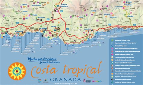 Mapa de la Costa de Granada: Guía para Descubrir las Mejores Playas y Pueblos Blancos