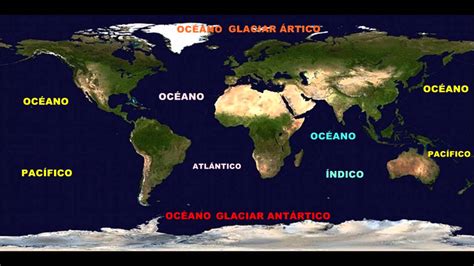 Mapa de Mares y Océanos: Guía Completa de las Aguas del Mundo