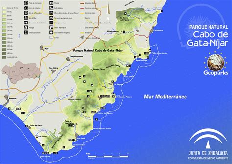 Mapa interactivo de Cabo de Gata-Níjar: playas, calas y rincones escondidos