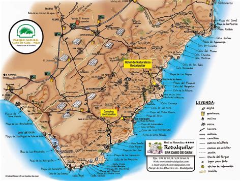 Mapa interactivo de Cabo de Gata-Níjar: playas, calas y rincones escondidos