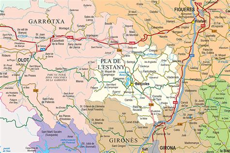 Mapa interactivo de los pueblos de la provincia de Girona