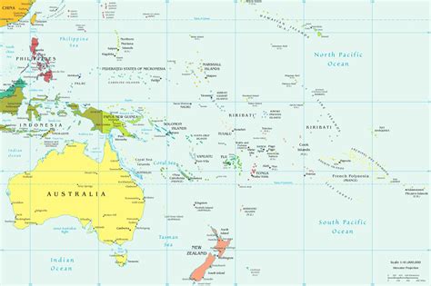 Mapas Da Oceania