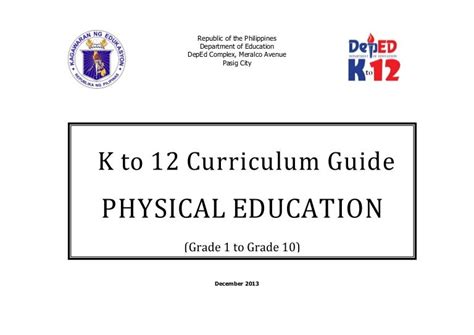 Full Download Mapeh K 12 Curriculum Guide 