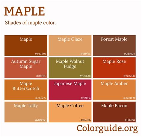 maple color