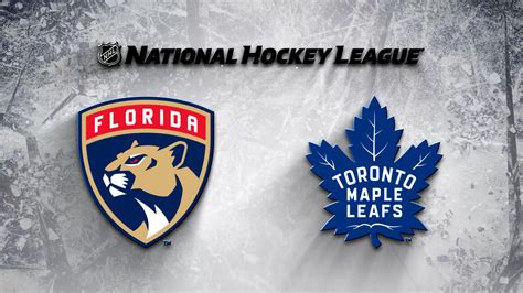 maple leafs vs florida panthers