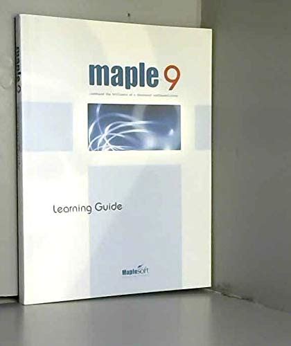 Read Online Maplesoft Guide 