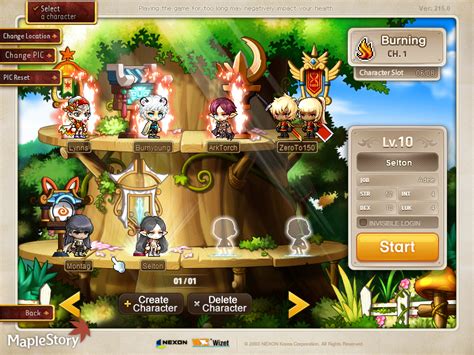 maplestory burning world