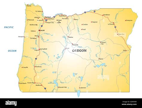 mappa oregon