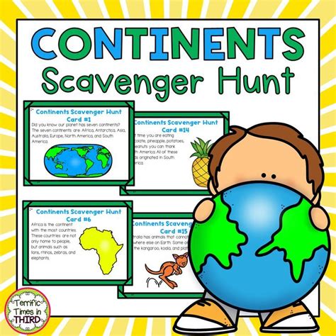 Mapping Scavenger Hunt Continents And Oceans Tpt Map Scavenger Hunt Worksheet - Map Scavenger Hunt Worksheet