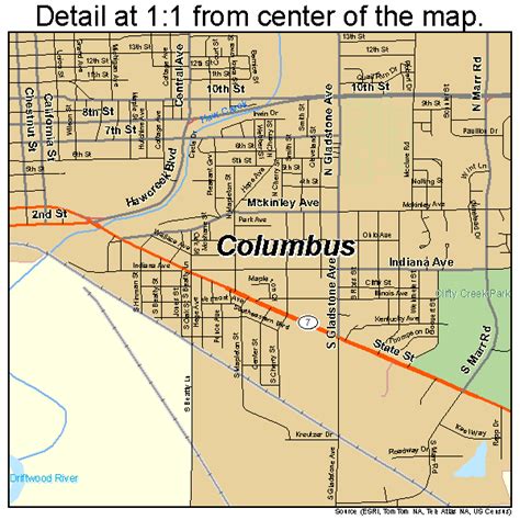 Maps Columbus Indina