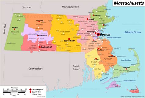 maps massachusetts