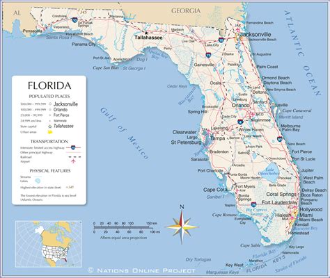 maps of florida