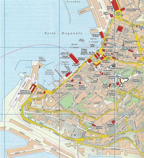 Maps Trieste Italy