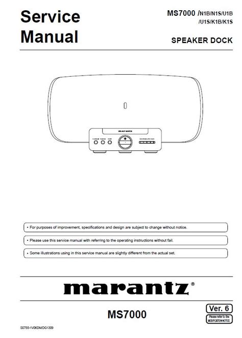 Marantz Ms7000 Manual