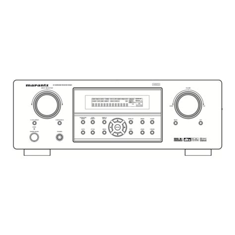 Download Marantz Sr3001 User Guide 