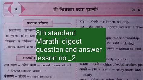 Marathi Digest For 8th Std