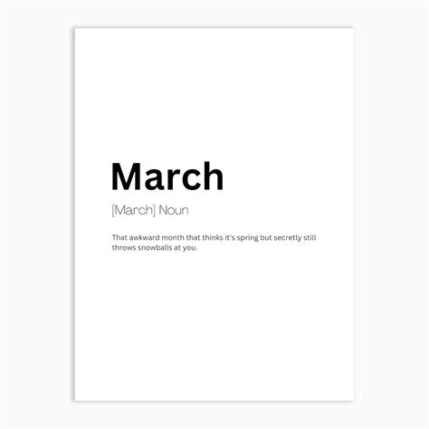 march definition